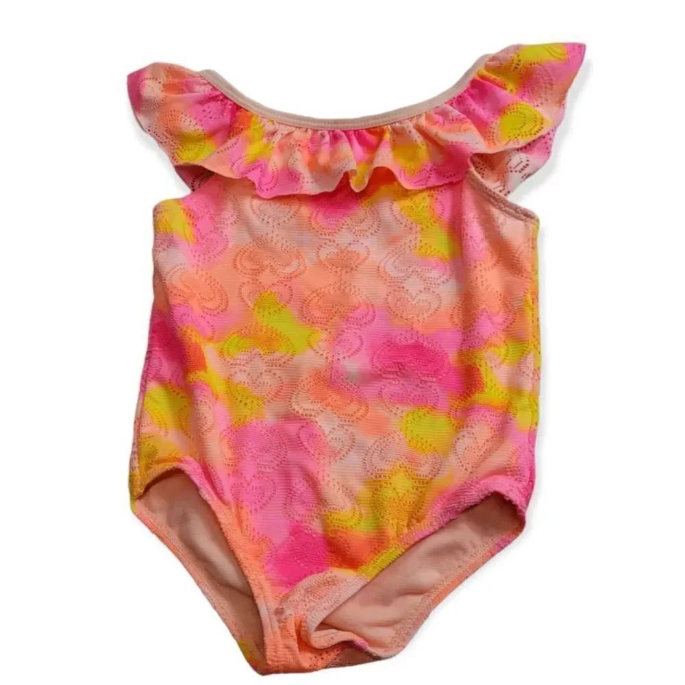 Wonder Nation heart swimsuit 4T